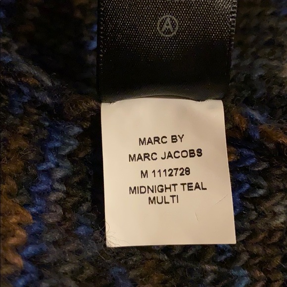 Marc by Marc Jacobs Tito Cardigan chunky knit flecked belted sweater M - Picture 15 of 15